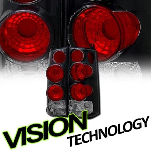 Blk Clear Len Altezza Taillights Taillamp For 03-08 Chevy Express GMC Savana Van - Picture 1 of 2