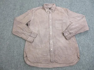 Beams Plus Shirt Mens Large Purple Button Down Made in Japan Casual Workwear - Picture 1 of 14