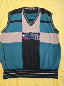 Suéter Chaleco Deportivo de Calle Steve Stricker De Colección Golf Logo Grande Para Hombres Talla Grande - Imagen 1 de 7