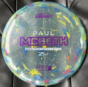 Paul Mcbeth 2024 Tour Series. Discraft Jawbreaker Z FLX Kratos 173-174 - Picture 1 of 4