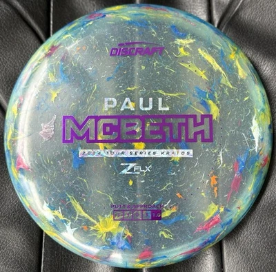 Paul Mcbeth 2024 Tour Series. Discraft Jawbreaker Z FLX Kratos 173-174 - Image 1 of 4