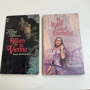 Nancy Buckingham lot Of 2 Books~ The House Called Edenhythe~ Return To Vienna - Imagen 1 de 20