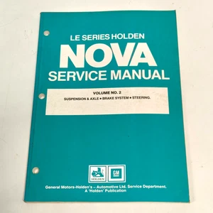 Holden LE Series Nova Service Manual Volume No. 2 - Picture 1 of 4