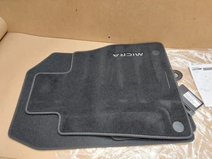 Set tappetini moquette velluto Nissan Micra K14 RHD 17 su KE7555F001BE originali NUOVI - Foto 1 di 9