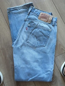 Vintage Levis 501 Light Blue Jeans W32 L32 No37 - Picture 1 of 3