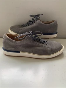 *Neu ohne Etikett* Hush Puppies Heath Sneaker Oxford Herren Gr. 11 grau Schnürschuhe Wildleder - Bild 1 von 6