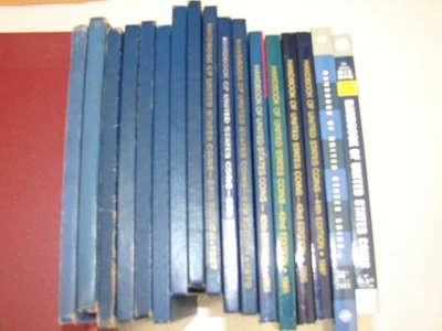 Raro Lote de (19) Libros Azules de EE. UU. Monedas de Yeoman, incluyendo primera edición Foto 1 de 4