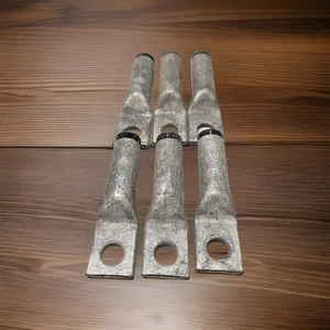 Langer Lauf ein Loch Kompression Kupfer Lug 2/0 Draht Verbinder 3/8" Bolzengröße - Bild 1 von 2