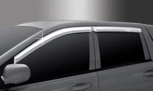 Ventilación de visera de ventana cromada 4p para Ssangyong Korando Sports 2012 2013 - Imagen 1 de 1