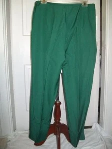 GIANFRANCO FERRE FORMA SLACKS GREEN VISCOSE SILK 10 - Picture 1 of 1