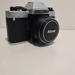 🟢Cámara SLR soviética RARA Kyiv-19 URSS lente 35 mm Helios-81H 2/50🟢Funciona 100%🟢 - Imagen 1 de 12