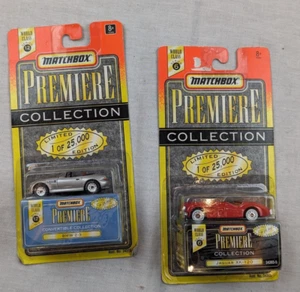 Lot of 2 Matchbox Premiere Collection  1995 Jaguar XK-120 & BMW Z-3 1 OF 25,000 - Picture 1 of 5
