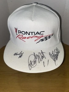 Vintage Pontiac Racing Snapback Hat Cap NASCAR Embroidered Made In USA - Picture 1 of 10
