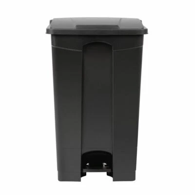 Jantex Kitchen Pedal Bin in Black Made of Polypropylene 87 Ltr 820x495x400mm