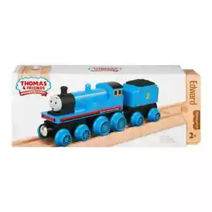 THOMAS & FRIENDS WOODEN RAILWAY - EDWARD ENGINE AND COAL-CAR - Picture 1 of 3