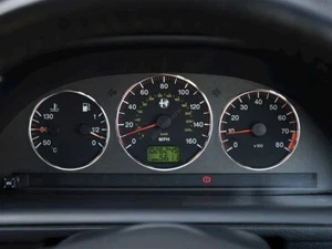 For Alfa Romeo 145 146 94-97 Polished Aluminum Dashboard Trim dash Cluster Rings - Foto 1 di 6