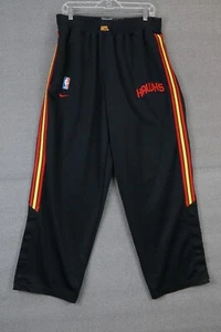 Vintage Team Nike Atlanta Hawks Embroidered Athletic Warm Up Pants Mens Size XL - Picture 1 of 9
