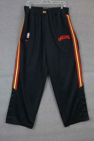 Vintage Team Nike Atlanta Hawks Embroidered Athletic Warm Up Pants Mens Size XL Cover