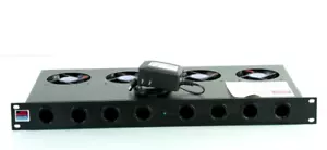 ATM 1U INTAKE Cooling Fan For AV Rack Systems Install Low To Bring Air In o292 - Picture 1 of 3