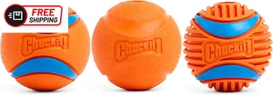 Chuckit! Dog Fetch Ball Medley, Medium, 3 Pack, Ultra, Rugged Balls Included - Picture 1 of 12