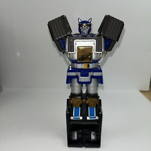 Power Ranger Transformer Blue Plastic Toy 6 3/4" Tall LOOK 1990’s