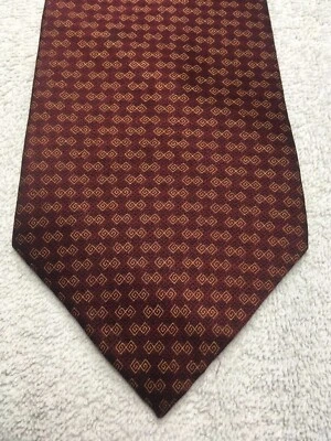 VAN HEUSEN CORBATA HOMBRE BORGOÑA CON ORO 4 X 59 Foto 1 de 4