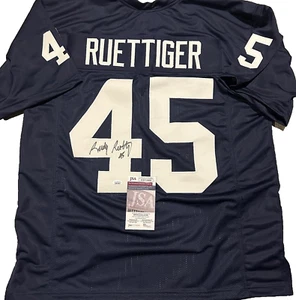 RUDY RUETTIGER NOTRE DAME HANDSIGNIERT SIGNED CUSTOM TRIKOT COA-JSA* - Bild 1 von 3