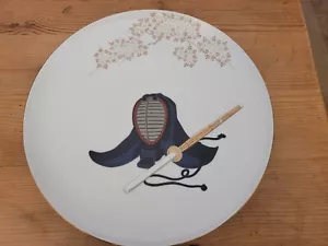 Kendo plate with Men and Shinai. Japanese trophy - Picture 1 of 3