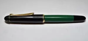 Vintage um 1970 Pelikan 120 Merz & Krell Deutschland schwarz grün Füllfederhalter - Bild 1 von 5