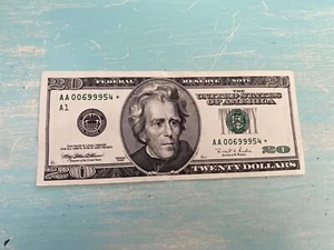 20 dollar bill Star note - Picture 1 of 6