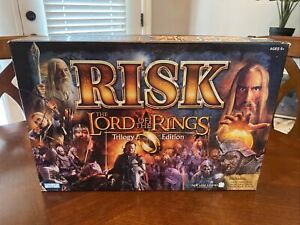 Risk The Lord of the Rings Trilogy Edition Board Game 40833 With Ring & Dice