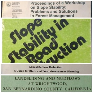 4 GEOLOGY PAPERS.  USDA Oregon/California/Slope Stability/Landslide - Bild 1 von 19