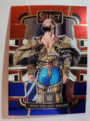2024 Panini Select WWE - CONCOURSE RED & BLUE #52 SETH "FREAKIN" ROLLINS - Image 1 of 2
