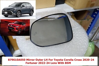 879610A050 Espejo LH con función BSM para Toyota Corolla Cross Fortuner 2020-24 Foto 1 de 4