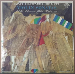 SUPRAPHON 1111 2980 CZECHOSLOVAKIA ED 1 RAVEL HINDEMITH - VIOLIN SONATAS SUK '82 - Imagen 1 de 3