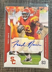 2008 Upper Deck Draft Edition Autographs #39 Fred Davis USC - Picture 1 of 2