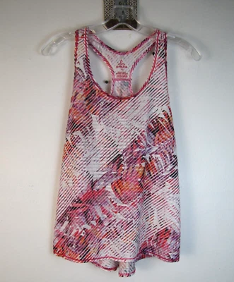 Camiseta sin mangas Prana XS rosa floral espalda cruzada breezie para mujer Foto 1 de 4