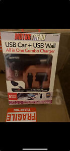 USB CAR + USB WALL Combo Charger (SHIPS SAME DAY)