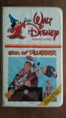 Disney Son of Flubber VHS 1st Edition White Clamshell Fred MacMurray Ed Wynn Foto 1 de 4