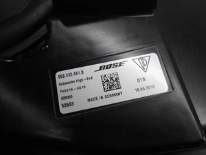 Porsche Maca Bose 2021 altavoz bajo subwoofer gama alta OEM 95B035481B CG0252 - Imagen 1 de 6