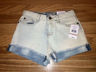 Lucky Brand Girls Riley Jean Denim Shorts Size 12 NEW BNWT - Image 1 of 4