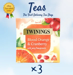 NEU - TWININGS BLUTORANGE UND CRANBERRY - 60 Teebeutel - Granatapfel - SCHNELLE P&P - Bild 1 von 1