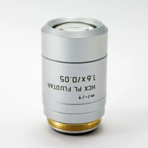 Leica Objektiv ∞/-/↑ HCX PL FLUOTAR 1.6x/0.05 (506053) Mikroskop - Picture 1 of 4