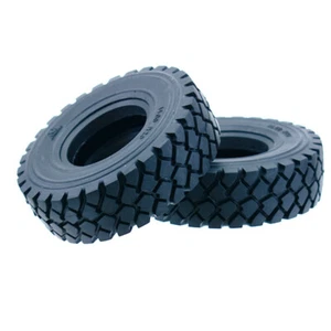 2pcs Tyre 100mm Off-road Tires for 1/14 Tamiya RC Truck SCANIA 770S VOLVO MAN - Picture 1 of 8