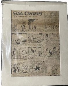 Ella Cinders fumetto originale Bill Conselman opaco Cenerentola Metro Newspape 1930 - Foto 1 di 6