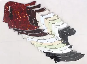 PIASTRA GRAFFIO BASSO JAZZ Pickguard adatto per USA/Mex Fender J Bass in 12 colori - Foto 1 di 14