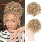 1Pcs Large Curly Hair Piece Elastic Drawstring Loose Wave Messy Hair Bun  Women