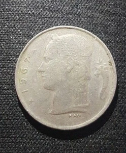 1967 belgium 1 Fr - Picture 1 of 2