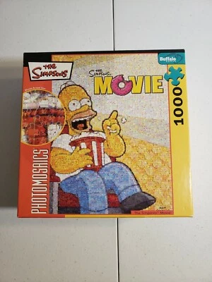 Photomosaics The Simpsons Movie 1000-Piece Puzzle Homer Simpson  - Image 1 of 3