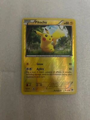 Pikachu 48/162 Breakthrough Reverse Holo NM - Image 1 of 2